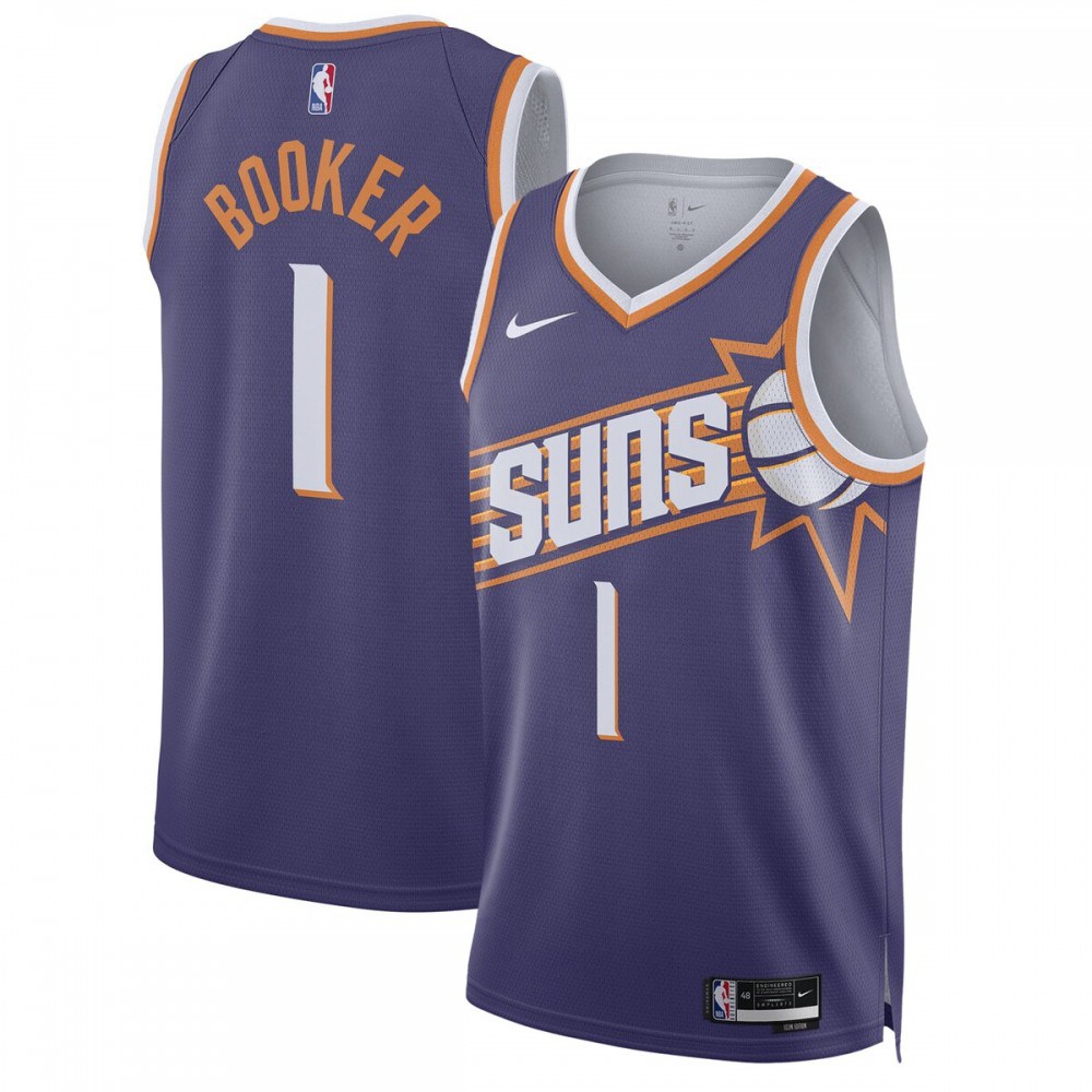 Devin Booker Phoenix Suns Unisex Swingman Jersey - Icon Edition - Purple-Pro Kit Vault | Brand New 26/27 Sports Jerseys